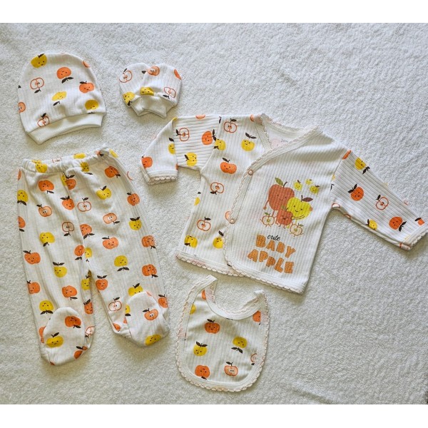 AYDIN BEBE 1408 DESENLİ 5Lİ ZIBIN TAKIM
