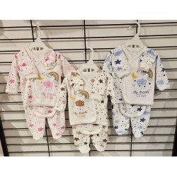 AYDIN BEBE 1409 DESENLİ 5Lİ ZIBIN TAKIM