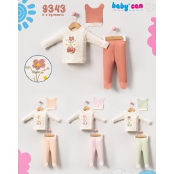 BABYCAN 9343 PAPATYA SÜZENE ZIBIN TAKIM