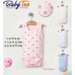 BABYTOO 7077 DÜZ 7079 EMPIRME ASKILI BODY 1-1,5-2,-3 YAŞ