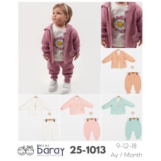 BARAY 1013 MÜSLIN HIRKALI ÜÇLÜ TK 9-12-18 AY