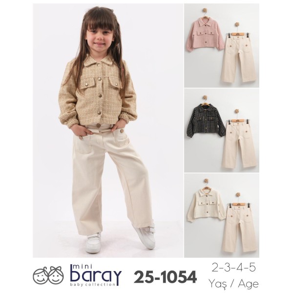 BARAY 1054 CEPLI MONT KIZ ÜÇLÜ TK 2-3-4-5 YAŞ