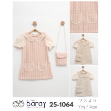 BARAY 1064 ÇANTALI ELBISE 2-3-4-5 YAŞ