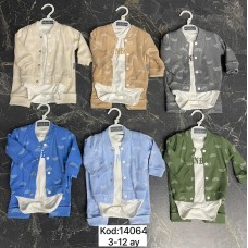 BEBELLOVE 14064 GÖKKUŞAĞI HIRKA 3LÜ TAKIM MEVS