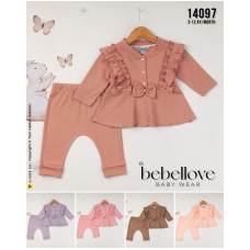 BEBELLOVE 14097 FIRFIRLI 2LI KIZ TAKIM 3-12 AY
