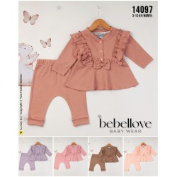 BEBELLOVE 14097 FIRFIRLI 2LI KIZ TAKIM 3-12 AY
