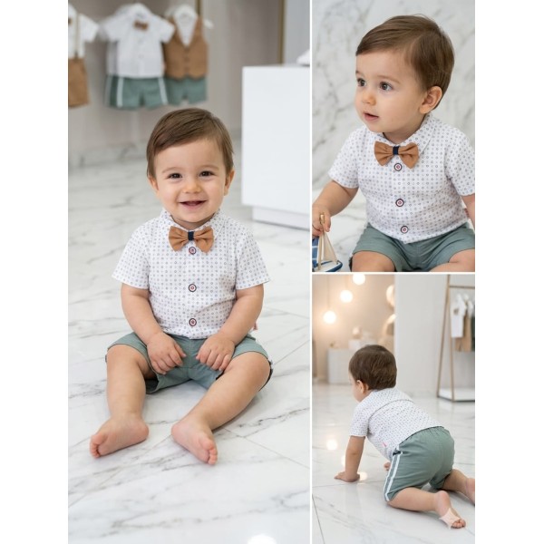 BEBESIMO 26025 1-4 YAŞ GÖMLEK KOT TKM