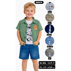 BEBOYS 26106 1-3 YAŞ KETEN ÜÇLÜ TKM