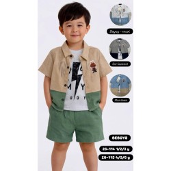 BEBOYS 26114 1-3 YAŞ FLAM ÜÇLÜ ŞORTLU TKM