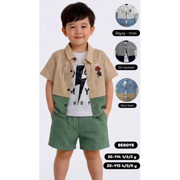 BEBOYS 26115 4-6 YAŞ FLAM 3LÜ TKM