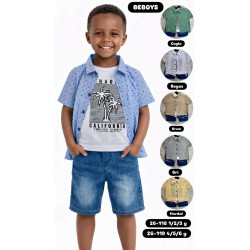 BEBOYS 26119 4-6 YAŞ KOT ÜÇLÜ GÖMLEKLI TK