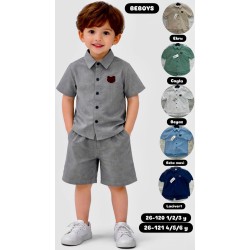 BEBOYS 26120 KETEN ŞORTLU TKM 1-3 YAŞ