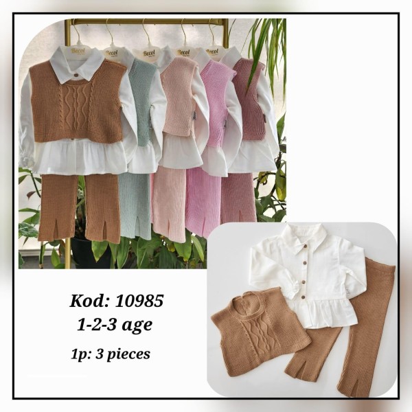 BECOOL 10985 TRIKO ÜÇLÜ GÖMLEKLI TKM