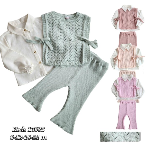 BECOOL 10988 TRIKO ÜÇLÜ KETEN GÖMLEKLI TKM