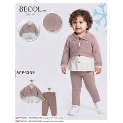 BECOOL 7091 TRIKO GÖMLEKLI 3LÜ TAKIM
