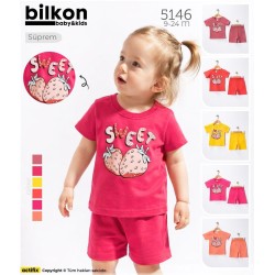 BILKON 5146 YAZLIK ŞORTLU TKM 
74-80-86-92
