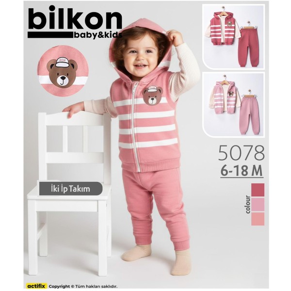BILKON 5078 AYILI 3LÜ TAKIM KIZ