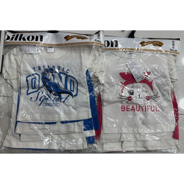 BILKON 5160 5313 5122 5337 5306 YAZLIK ŞORTLU TK 2-3-4-5 YAŞ 