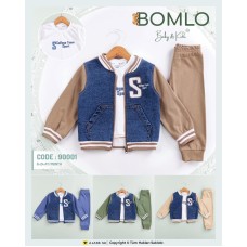 BOMLO 90001 BOMLO S SUZİNELİ COLLEGE ERKEK 3LÜ TAKIM 6-24 AY