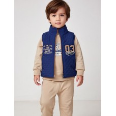 BOMLO 90015 03 NAKIŞLI KAPİTONE YELEK 3LÜ TK 6-24 AYLK