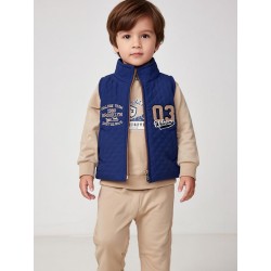 BOMLO 90015 03 NAKIŞLI KAPİTONE YELEK 3LÜ TK 6-24 AYLK