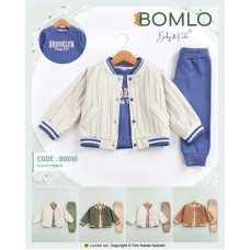 BOMLO 90016 BOMLO GENİŞ PİLİSELİ FLOTA CEPLİ CKET 3LÜ TK 6-24