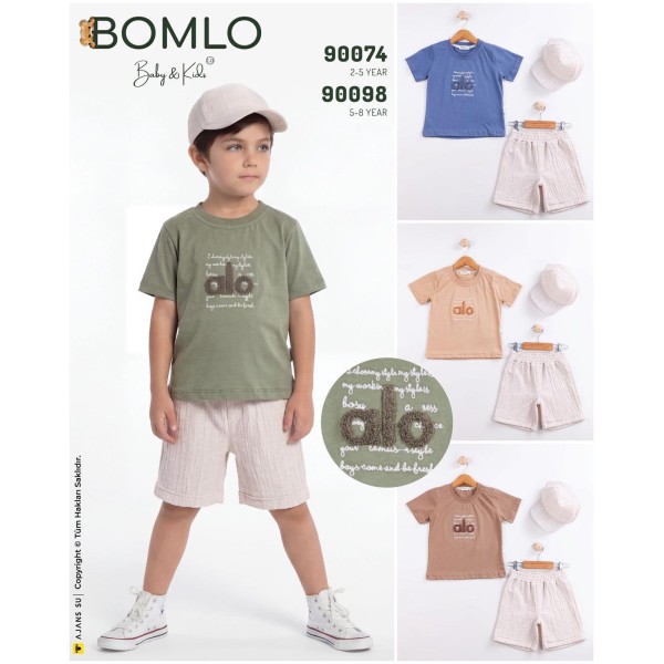 BOMLO 90074 ALO SUZİNELİ 2Lİ TAKIM 2-5 YAŞ ERKEK