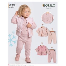 BOMLO 90240 KELEBEKLI YELEKLI ÜÇLÜ TKM
