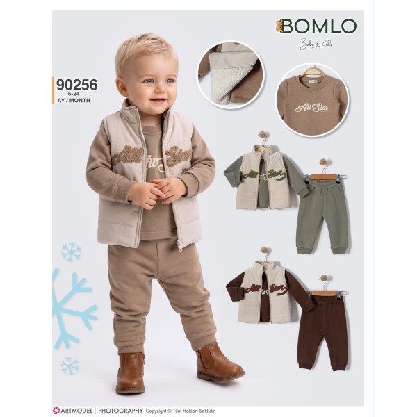 BOMLO 90256 ALL STAR  YELEKLI ÜÇLÜ TK
