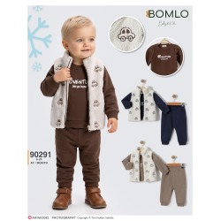 BOMLO 90291 ARABALI YELEK ÜÇLÜ TK