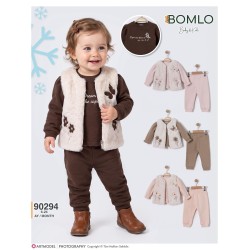 BOMLO 90294 PELUŞ YELEK 3LÜ TK
