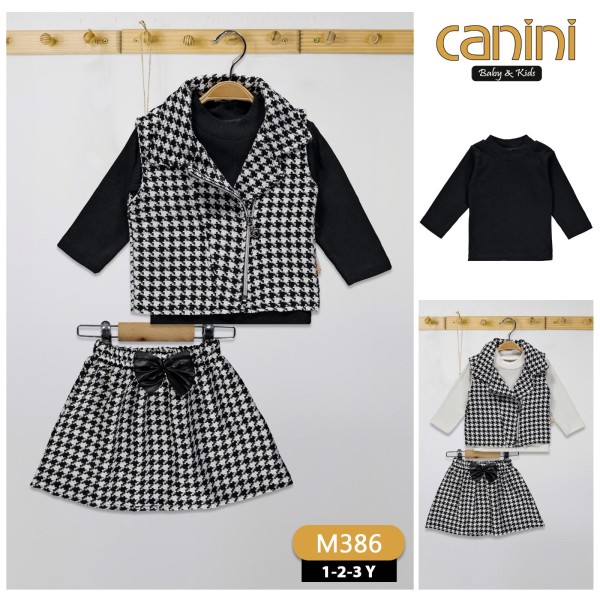 CANINI 386 KAZ AYAĞI YELEKLİ KIZ TK