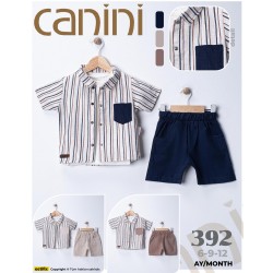 CANINI 392 ÇIZGILI GÖMLEK ÜÇLÜ TK