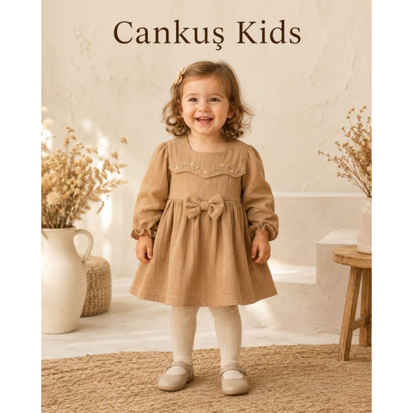 CANKUŞ MÜSLIN ELBISE