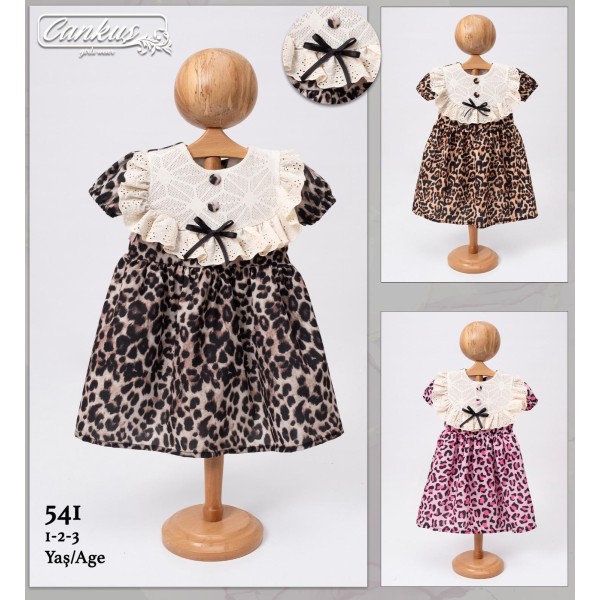 CANKUŞ 0541 LEOPAR ELBISE