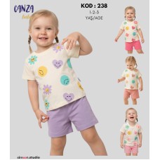 CANZA 238 YAZLIK ŞORTLU KIZ TK