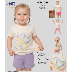 CANZA 239 YAZLIK ŞORTLU KIZ TK