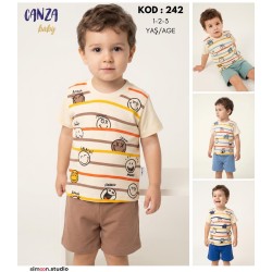 CANZA 242 ERKEK ŞORTLU TAKIM
