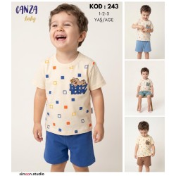 CANZA 243 ERKEK ŞORTLU TAKIM