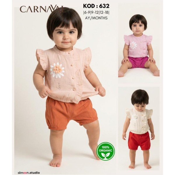 CARNAVAL 632 FIRFIRLI GÖMLEK KIZ TKM