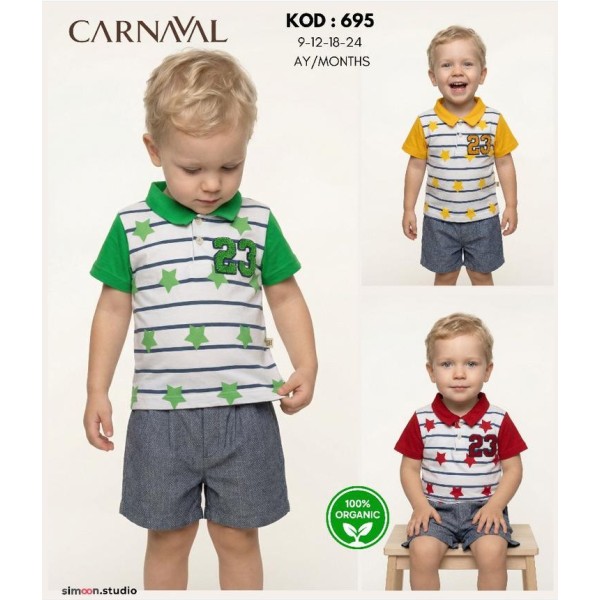 CARNAVAL 695 YILDIZLI YAKALI ERKEK TK
