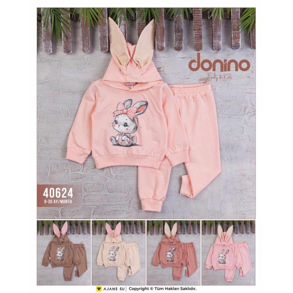 DONINO 40624 KULAKLI TAVŞAN 2LI TAKIM 9-36 AY