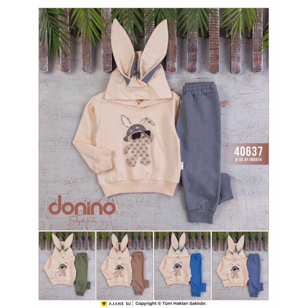 DONINO 40637 TAVŞAN BASKI 2LI TAKIM 9-36 AY