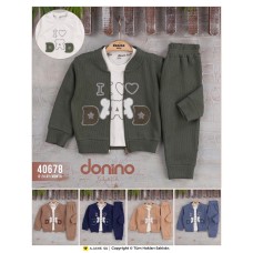 DONINO 40678 DAD SÜZENE HIRKA 3LÜ TAKIM 6-24 AY