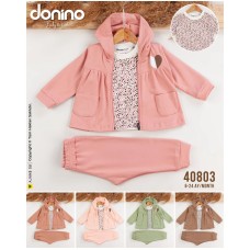 DONINO 40803 KALP HIRKA 3LÜ KIZ TAKIM