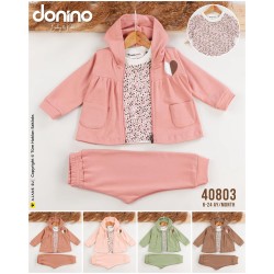 DONINO 40803 KALP HIRKA 3LÜ KIZ TAKIM