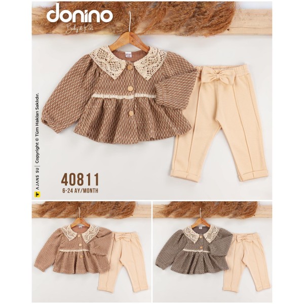 DONINO 40811 TRIKO HIRKA 2LI KIZ TAKIM