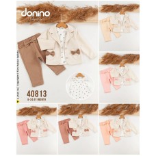 DONINO 40813 FIYONK CEKET 3LÜ KIZ TAKIM
