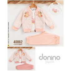 DONINO 40862 JAKARLI KOLEJ 3LÜ KIZ TAKIM
