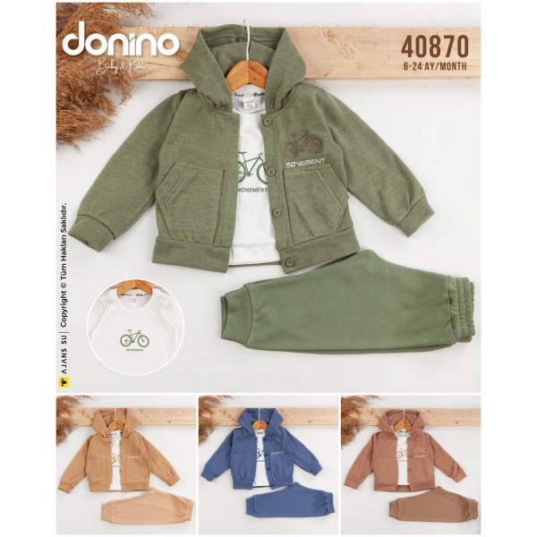 DONINO 40870 BISIKLET TRIKO HIRKA 3LÜ TAKIM